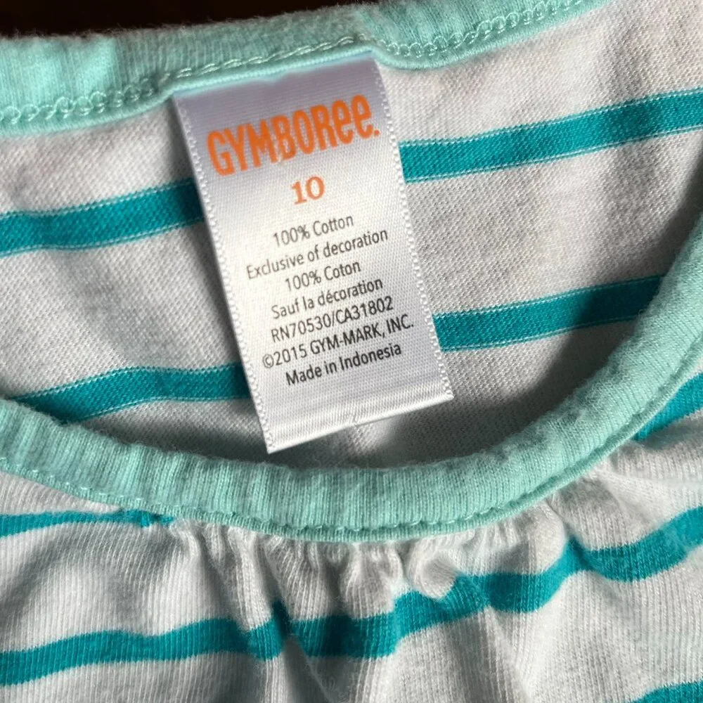 Gymboree aqua ocean dress 10